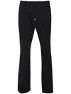 Off-white Flared Tailored Trousers In Black