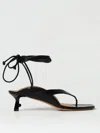 OFF-WHITE HEELED SANDALS OFF-WHITE WOMAN COLOR BLACK,F39557002