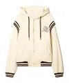 Off-white Varsity-style Hoodie In White