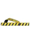 Off-white Flip Flops 'graphic Print - Yellow' In Multi