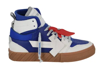 Pre-owned Off-white Floating Arrow High-top Sneaker White Blue In White/blue