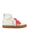 Off-white Floating Arrow Leather Sneakers In White