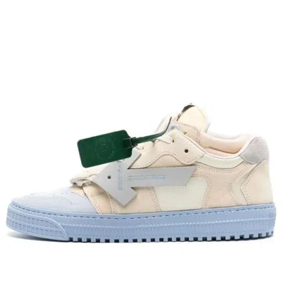 Off-white Floating Arrow Low-top Sneakers 'beige Blue' In Multi