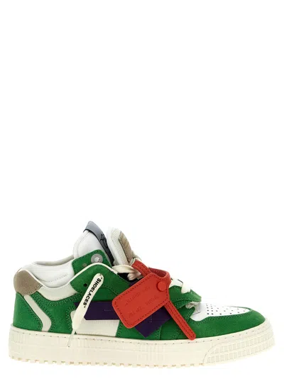 Off-white Floating Arrow Sneakers In Multicolor