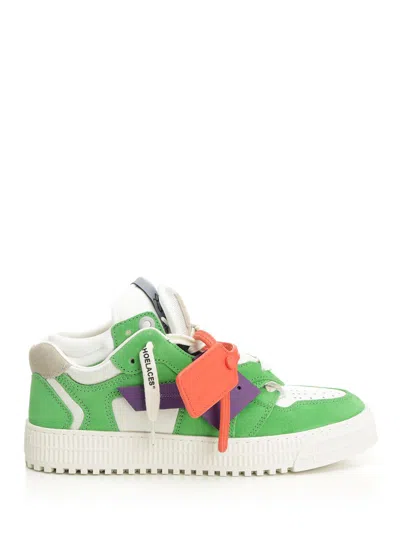 Off-white Floating Arrow Sneakers Multicolor In White