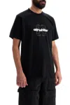 Off-white Flock Arrow T-shirt In Black