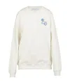 Off-white Floral-arrows Sweatshirt In White
