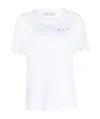 Off-white Floral Arrows T-shirt In White
