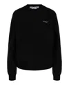 Off-white Off White Crew Neck Sweatshirt With Diag Motif In Black