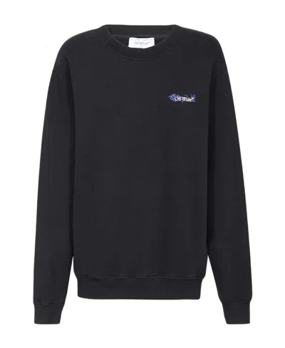 OFF-WHITE OFF-WHITE CREWNECK LONG-SLEEVED SWEATSHIRT
