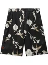 Off-white Pattern Shorts In Black