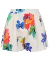 Off-white Floral Printed Shorts