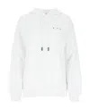 Off-white Flower Arrows Logo Hoodie In White
