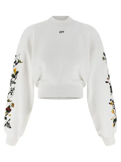 OFF-WHITE FLOWERS ARROW SWEATSHIRT