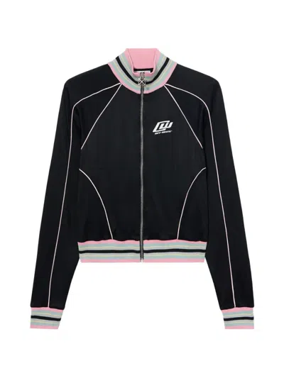 Off-white Fluid Track Jacket In Black