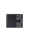 Off-white Folding Wallet In Black
