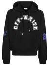 OFF-WHITE FOOTBALL OVER HOODIE BLACK WHITE