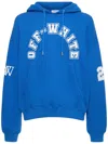 OFF-WHITE FOOTBALL OVER HOODIE NAUTICAL BLUE WHIT