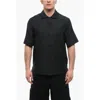 Off-white For Ever Jacquard Silk Blend Bowling Shirt