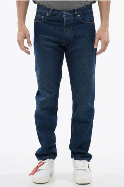 Off-white For Ever Mid Waisted Tapered Fit Jeans 18cm