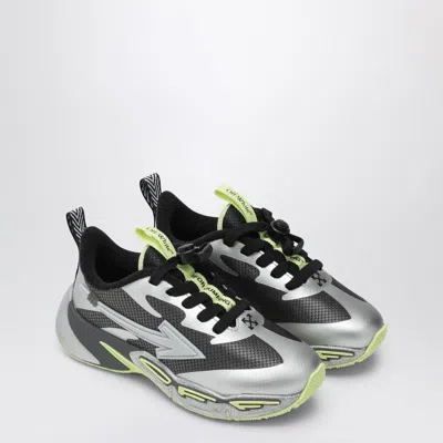 Off-white For Jumping Sneakers In Dark Grey/silver In Black
