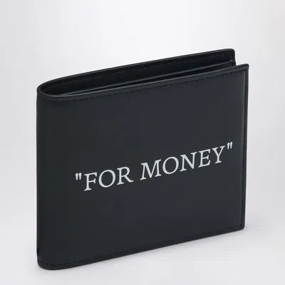 Off-white For Money Bi-fold Wallet In Black