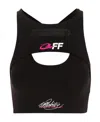Off-white Off White 'for Run' Top In Black