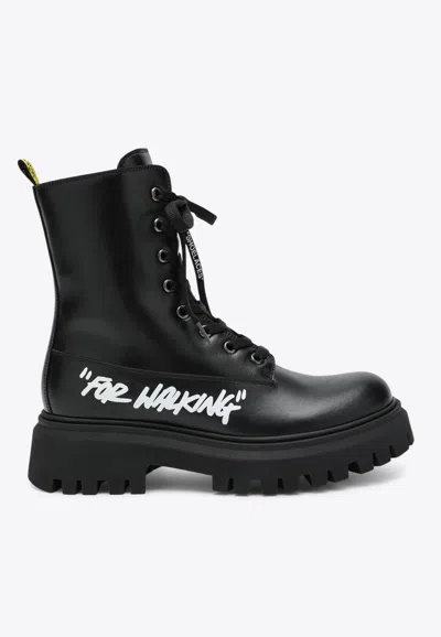 OFF-WHITE FOR WALKING ANKLE BOOTS