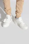 Off-white Low-top Calf Leather Sneakers In White