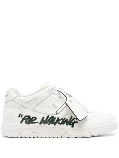 Off-white 'for Walking' Sneakers In White