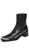 Off-white For Walking Texan Ankle Boot In Black