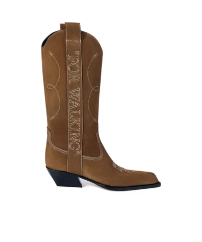 Off-white Frame Boots In Brown