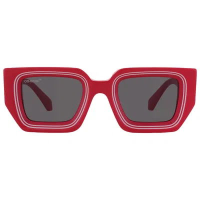 Off-white Francisco Dark Grey Sport Unisex Sunglasses Oeri048 2507 50 In Multi