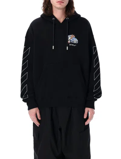 OFF-WHITE OFF-WHITE FRESCO ARROW SKATE HOODIE