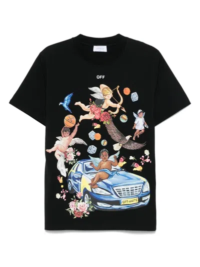 Off-white Fresco Arrow T-shirt In Black