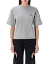 Off-white Fresco Arrow Boxy Tee In Grey Melance