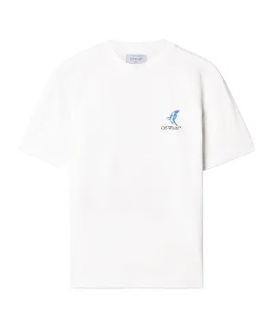 Tシャツ・カットソー Off-White SS25 FRESCO ARROW TEE (OWAA089S25JER004 0110) Off-white Fresco Arrow T-shirt In White | ModeSens