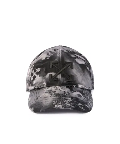 Off-white Fresco Baseball Cap In Fresco Design With Angels.