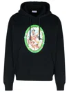 Off-white Black Fresco Hoodie In Black