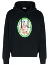 Off-white Black Fresco Hoodie In Black