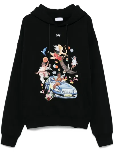 OFF-WHITE FRESCO CAR SKATE HOODIE
