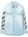 Off-white Off White Shirts In Blue