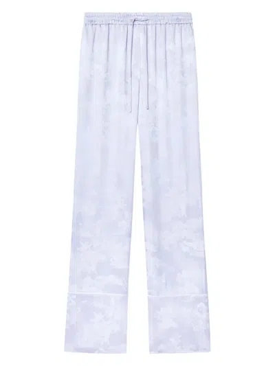 Off-white Fresco-jacquard Pyjamas Trousers In White