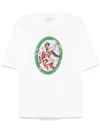 Off-white Off White Men Fresco Oval T-shirt In White
