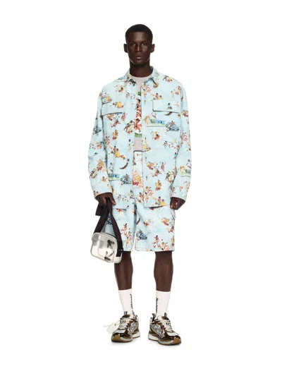 OFF-WHITE FRESCO PRINT DEN SAFARI CARGO MULTICOLOR