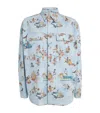 Off-white Fresco-print Denim Shirt