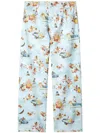 Off-white Jeans Mit Fresko-print In Blau