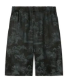 Off-white Shorts In Black Acetate In Black