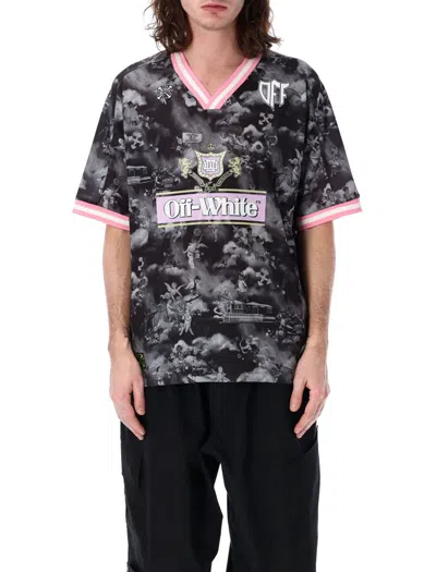 OFF-WHITE OFF-WHITE FRESCO SOCCER T-SHIRT