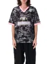 Off-white Fresco Soccer T-shirt In Black&white Angels
